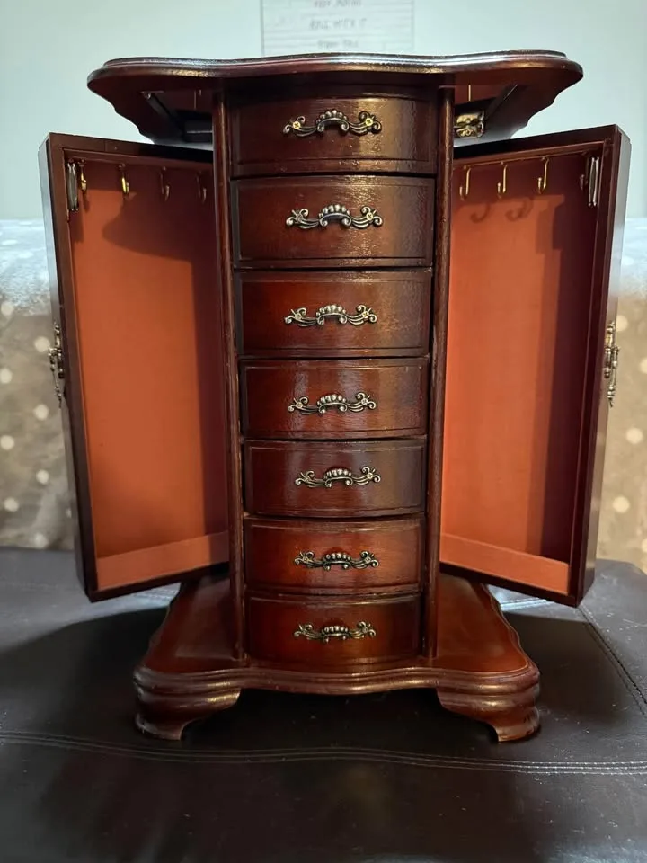 Wooden jewelry case image indicator(2)