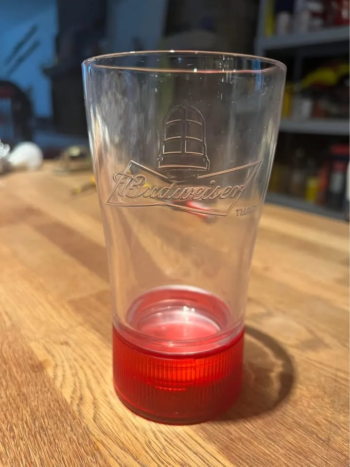 Budweiser Hockey Glasses