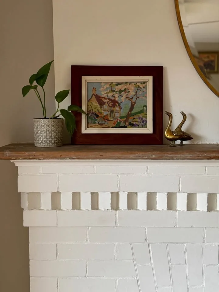 Vintage Framed Needlepoint Art image indicator(3)