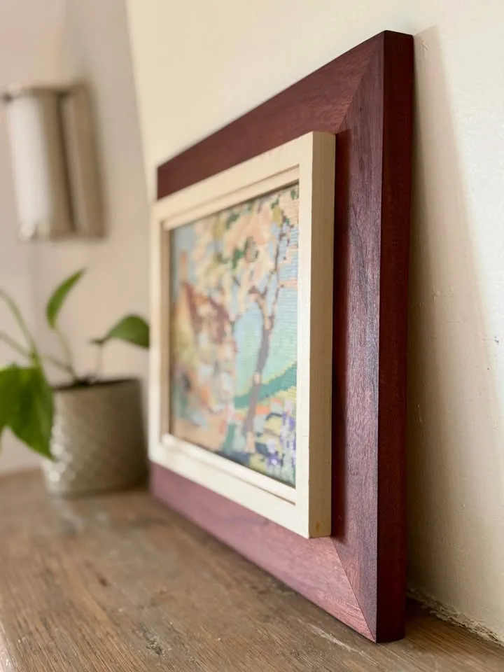 Vintage Framed Needlepoint Art image indicator(4)