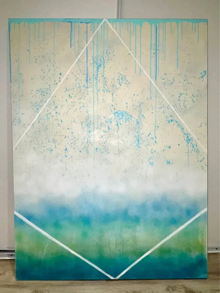 "Pneuma Veru" - Original Abstract Painting by L. Barrera