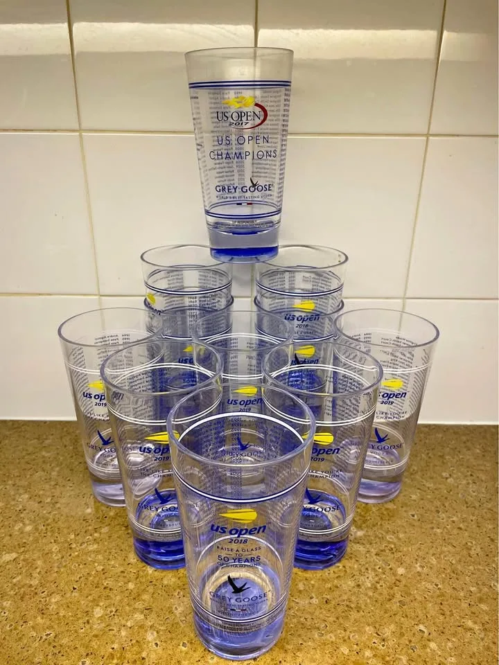 US Open Champions Glasses x11