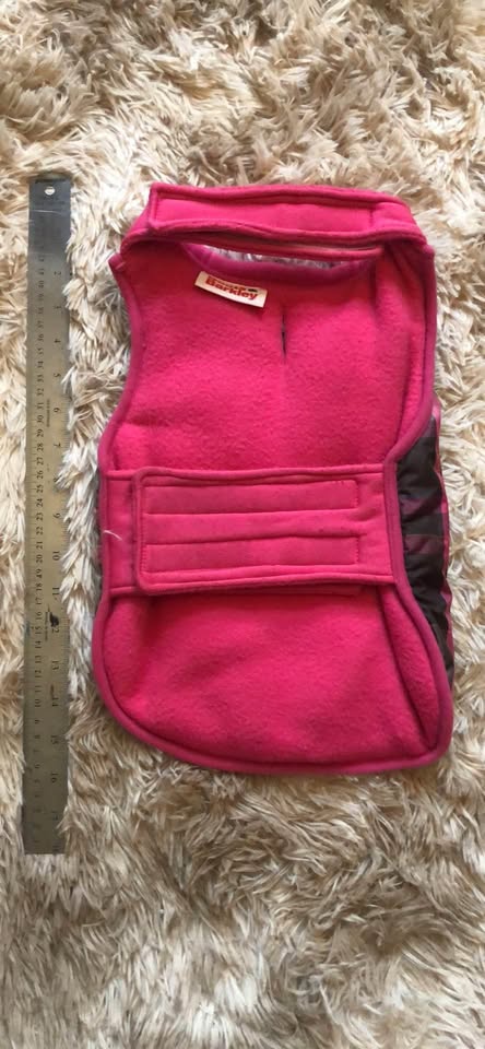 Pink/brown Plaid Medium Dog Jacket - photo 2