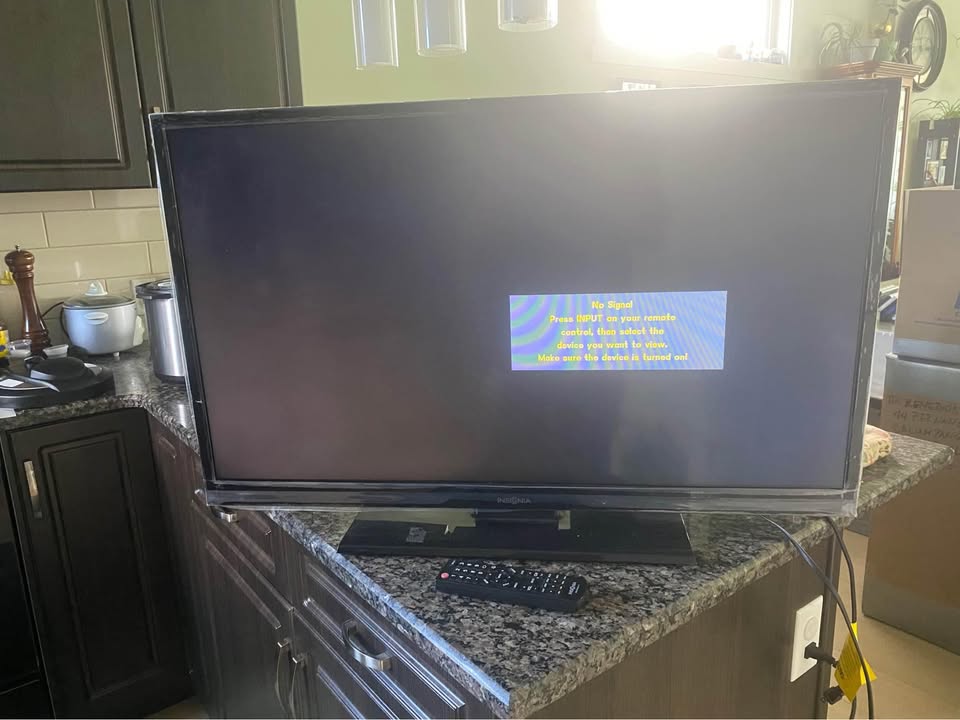 37 in Insignia LED TV