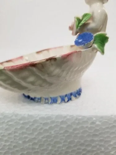 Vintage Italian Majolica Ring Dish image indicator(7)