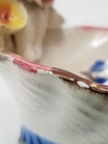 Vintage Italian Majolica Ring Dish image indicator(9)