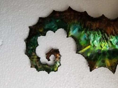 Lovely, unique Seahorses - enamel-over-metal art decor. image indicator(8)