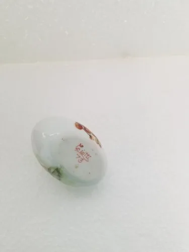 Vintage 1973 Signed Miniature Hand-painted Change Purse Excellen image indicator(6)