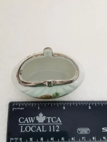 Vintage 1973 Signed Miniature Hand-painted Change Purse Excellen image indicator(10)