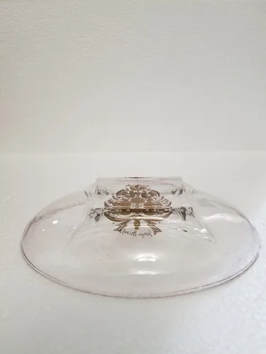 Vintage Georges Briard Glass Dish/Bowl Bird/Floral design image indicator(10)