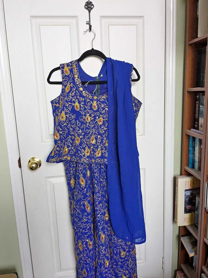 Indian Outfit (Blue) thumbnail
