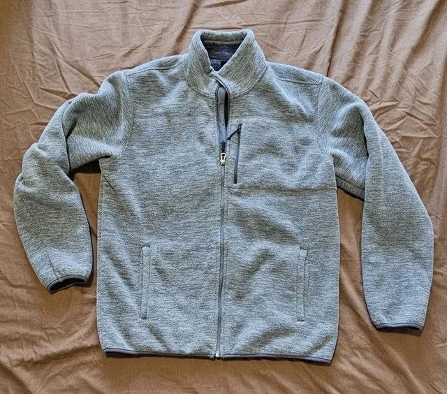 BRAND NEW Men's Zip Up Fleece Jacket (Large) thumbnail