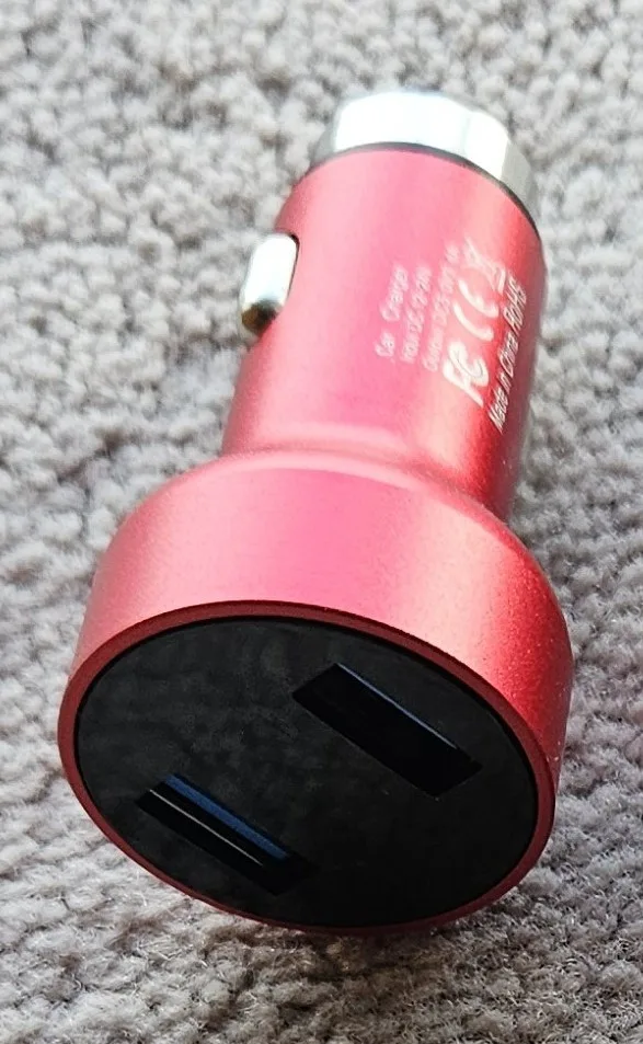 Dual USB Car Charger with Voltage Meter thumbnail