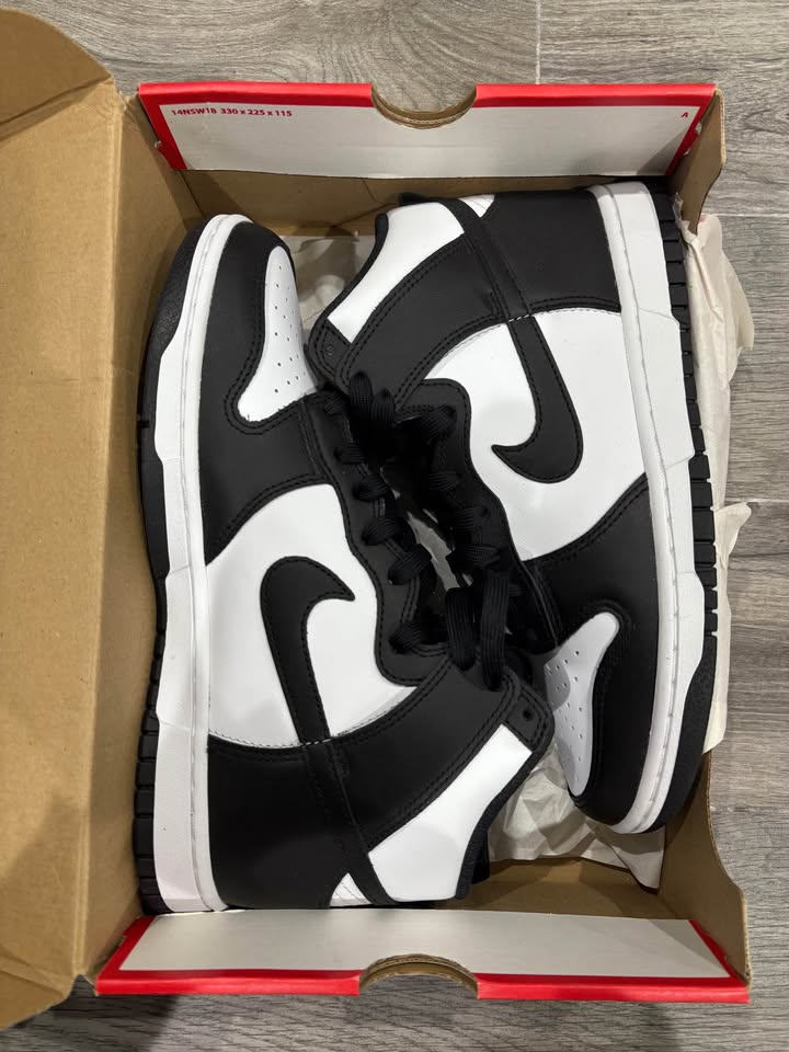 Nike Dunk High Retro White/Black “Panda” - photo 2
