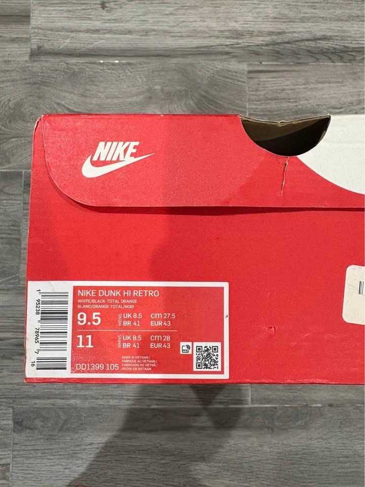 Nike Dunk High Retro White/Black “Panda” - photo 3
