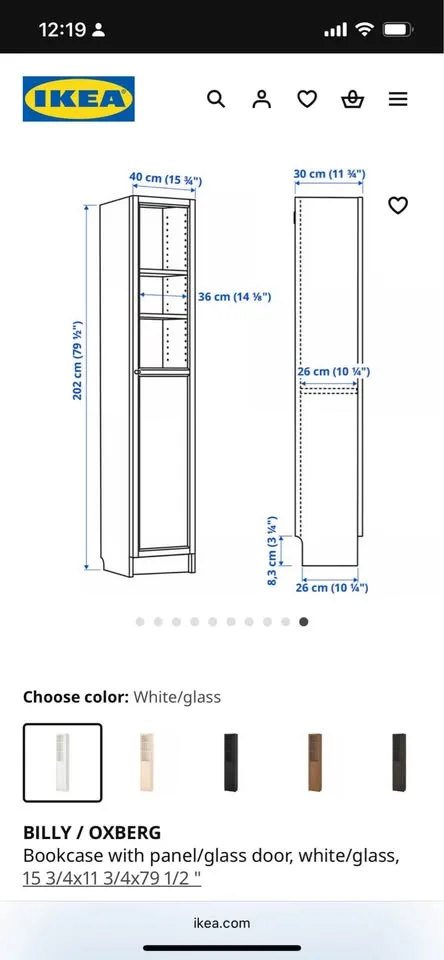 BILLY/OXBERG IKEA Bookcase image indicator(7)