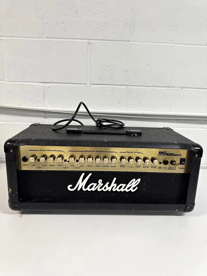 Marshall MG100HDFX 100W Guitar Amp Head – Digital FX thumbnail