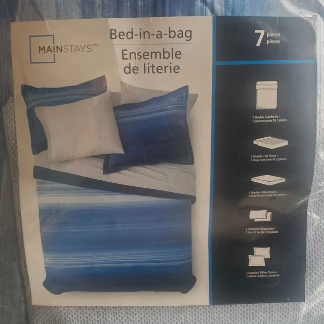 Mainstays Bed-in-a-Bag Double
