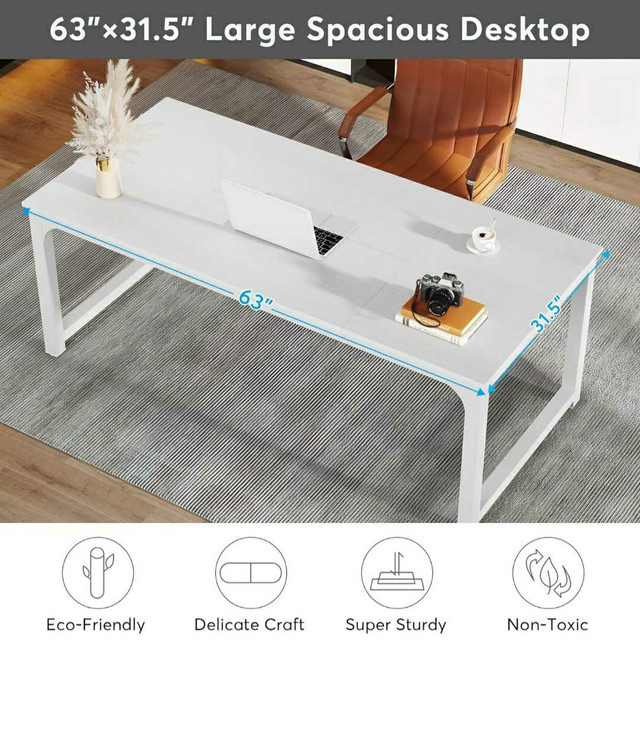 63-Inch Modern Desk/Multi-Purpose Table - photo 4