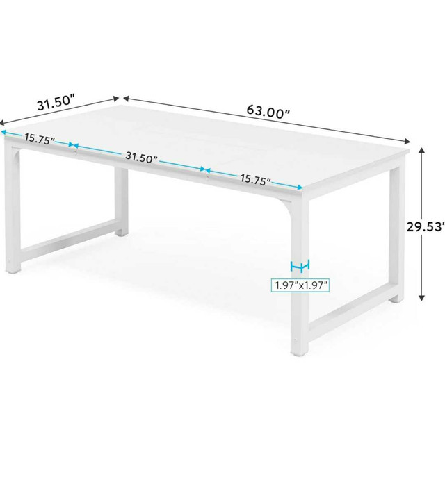 63-Inch Modern Desk/Multi-Purpose Table - photo 5