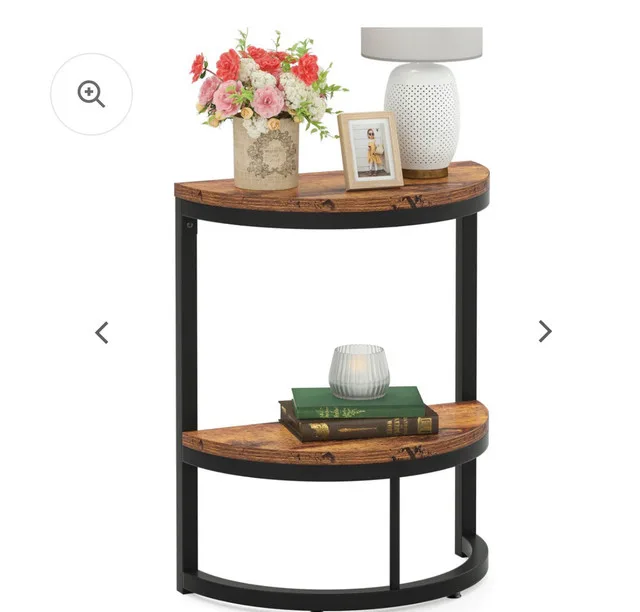 Half Round End Table