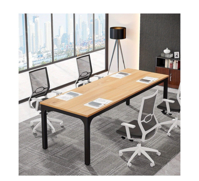 6.5FT Conference Table, 78.7 Inche Rectangle Meeting Seminar - photo 4