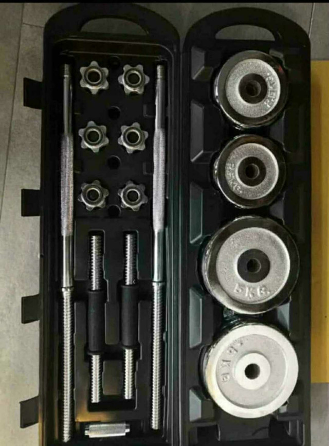 50Kg Chrome Barbell and Dumbbell Set (110 lbs) - photo 4