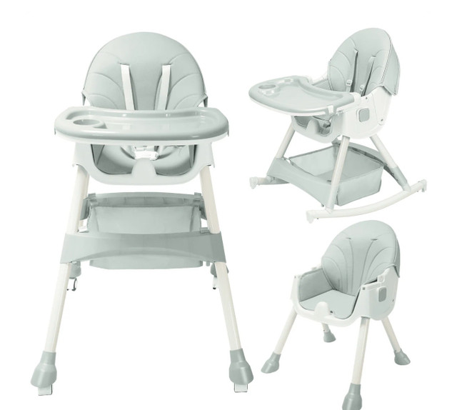 4 in 1 Covertible High Chair for Babies and Toddlers GREEN