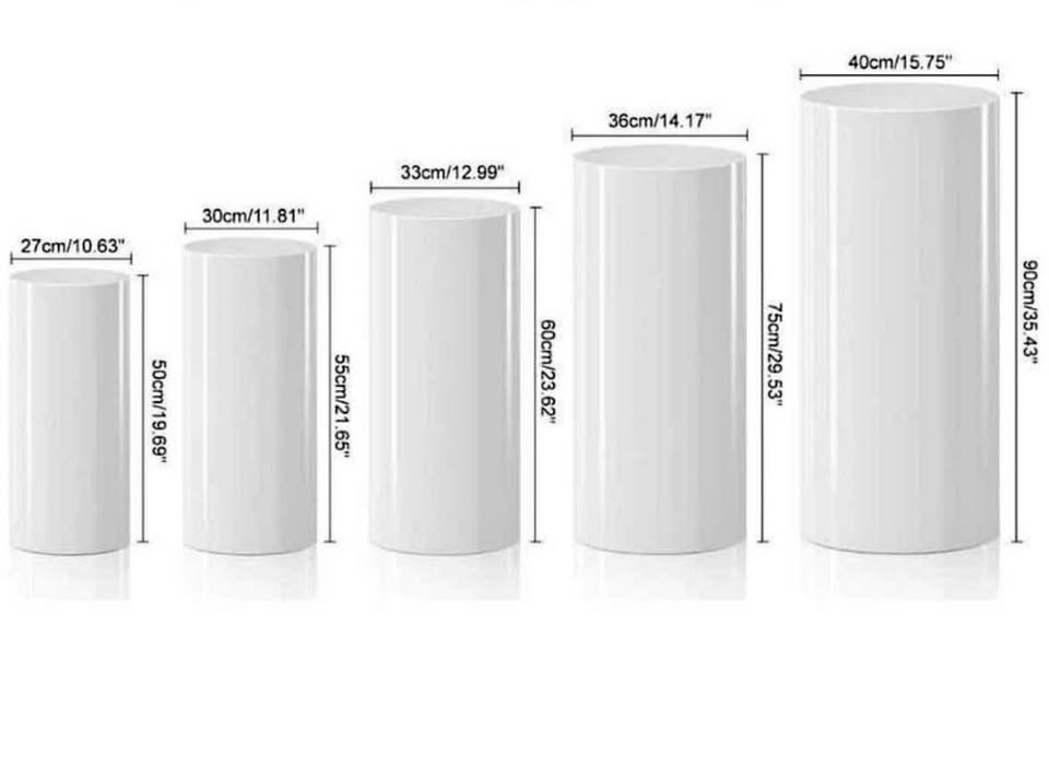 Plinth covers - silver