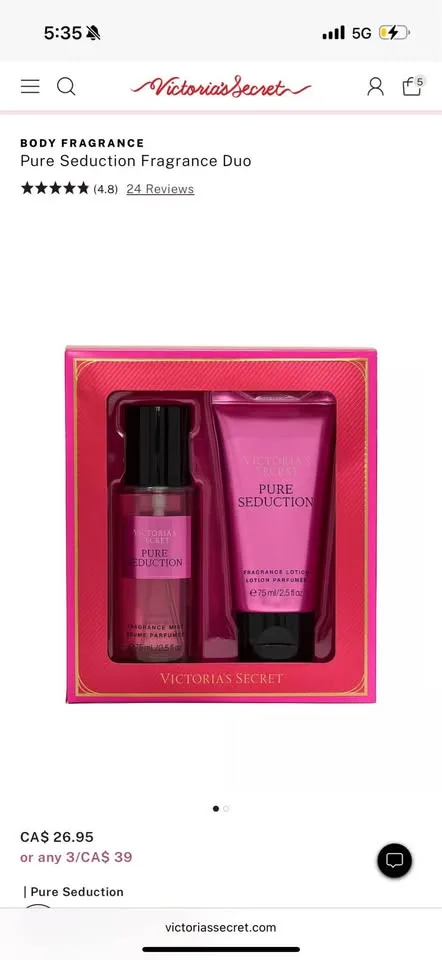 *Brand New* Victoria’s Secret Fragrance Duo image indicator(4)