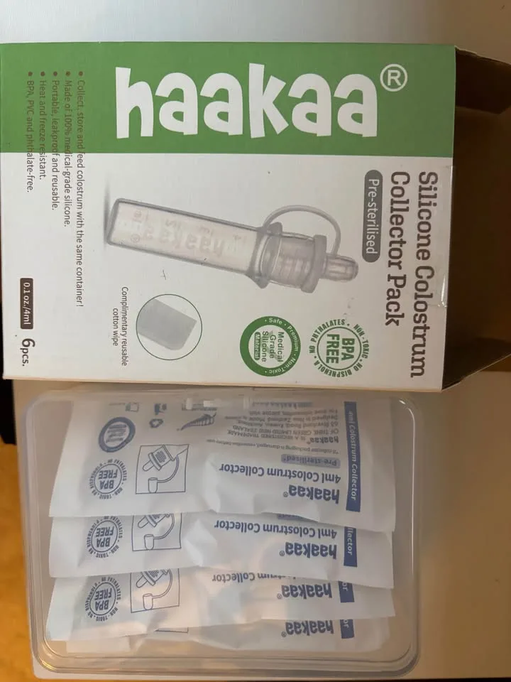 haakaa Colostrum Collector Reusable Silicone Colostrum Collector image indicator(2)