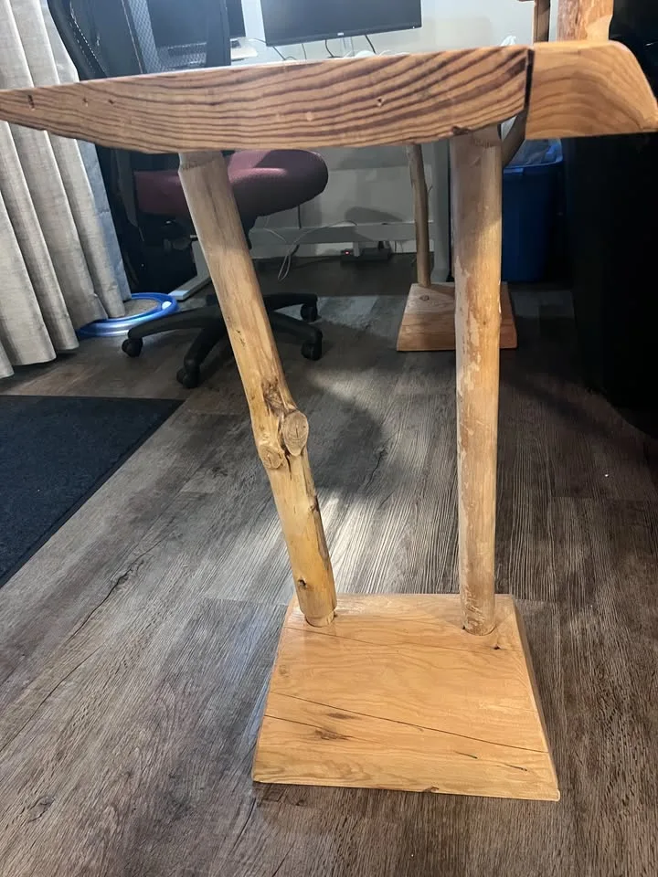 Handcrafted Live Edge Desk – Fir & Knotty Pine image indicator(3)