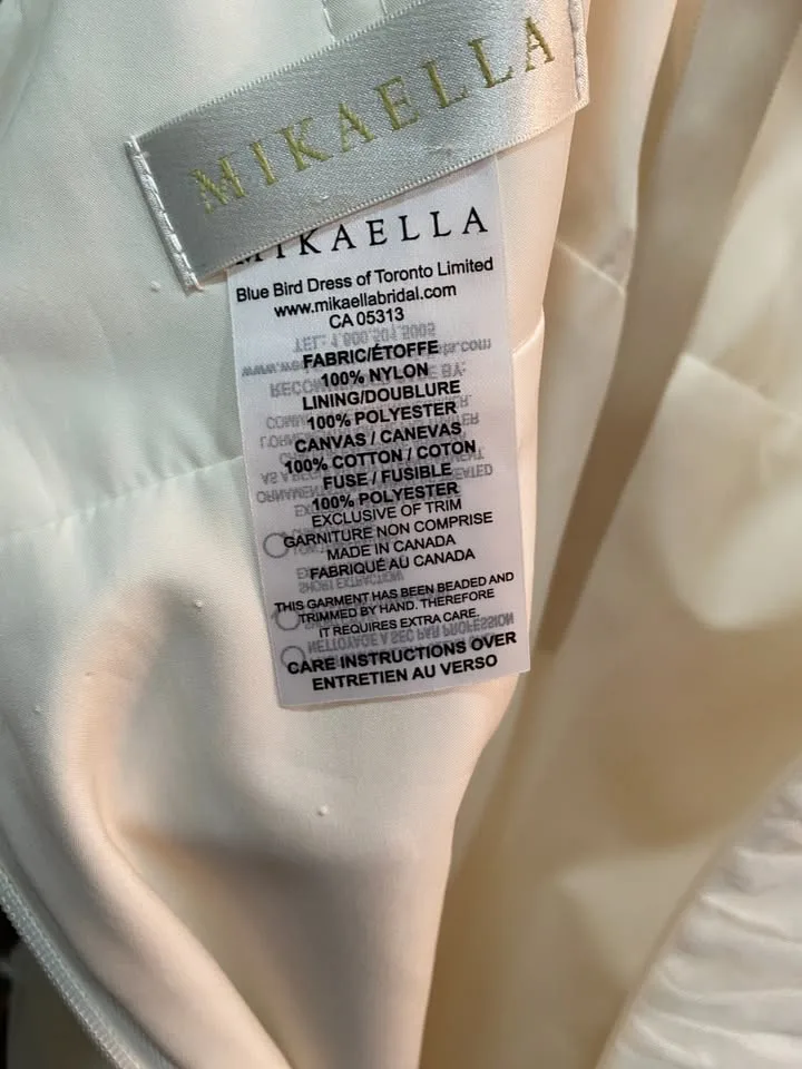 Mikaella Bridal Size 14 Wedding Dress image indicator(5)