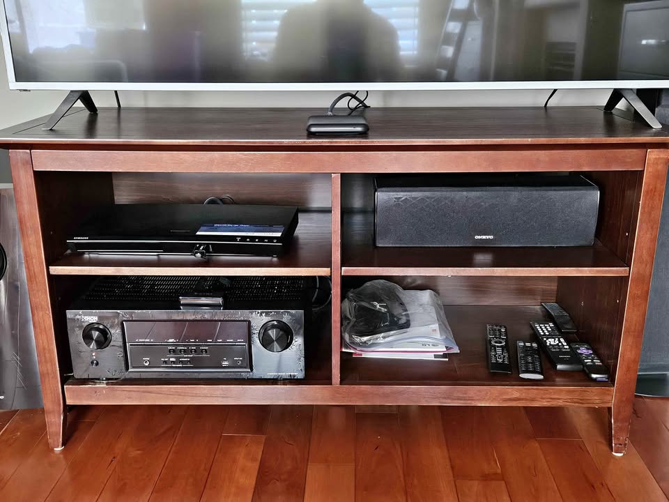 Wood Tv stand (only)