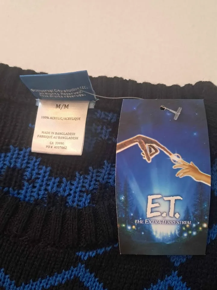 Ugly christmas sweater ET phone home for Christmas size medium image indicator(3)