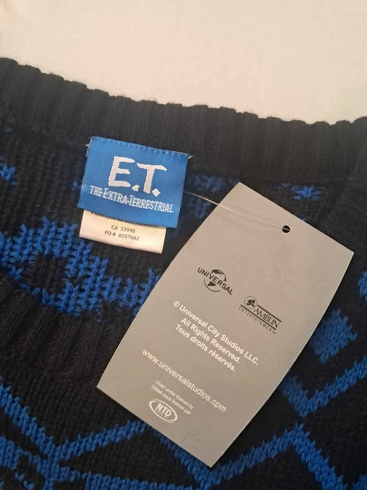 Ugly christmas sweater ET phone home for Christmas size medium image indicator(4)