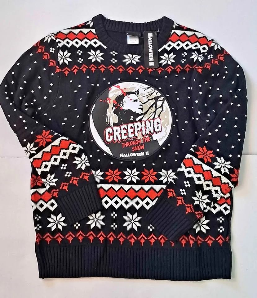 Ugly christmas sweater halloween Michael Myers size Large thumbnail