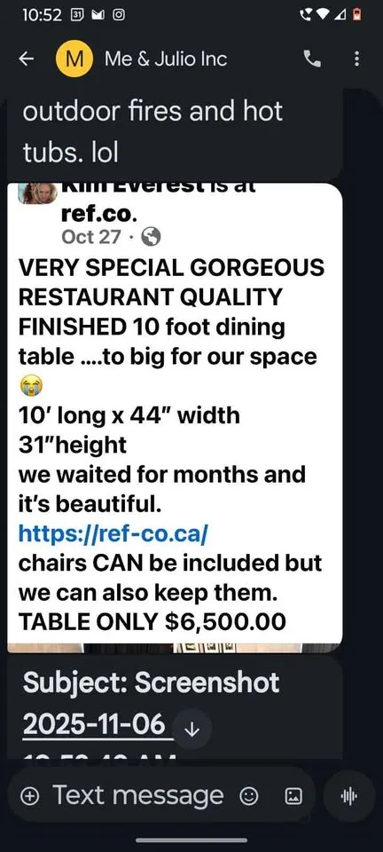 Oak Dining Table image indicator(7)