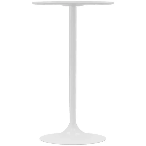 HOMCOM High Top Pub Table – Modern White Bar Table image indicator(8)