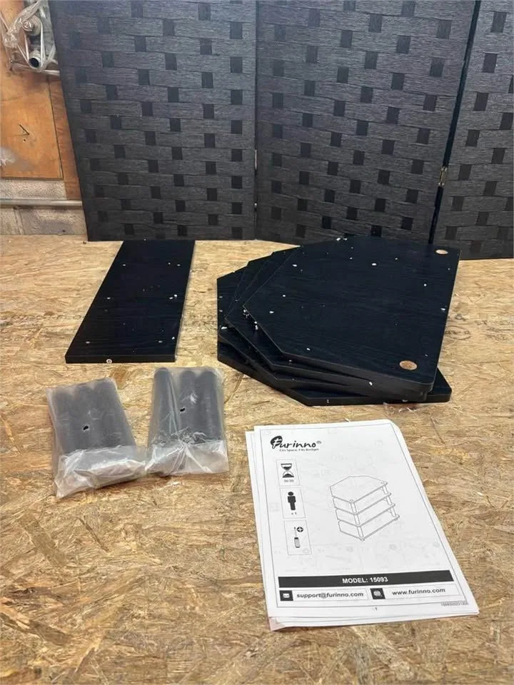 Furinno 4-Tier 23.2"H TV Desk image indicator(3)