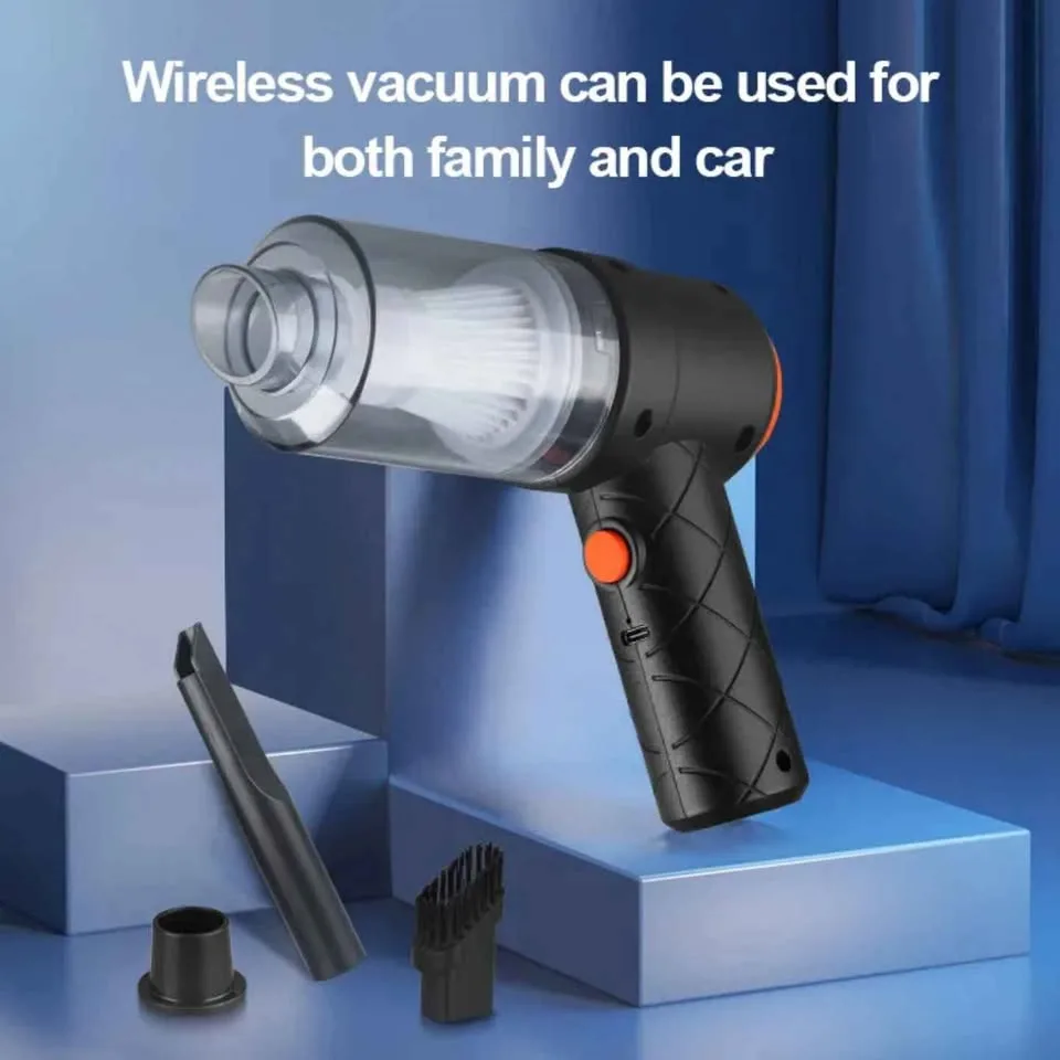 Mini Vacuum Cleaner for Car & Home - Blower + Suction image indicator(2)