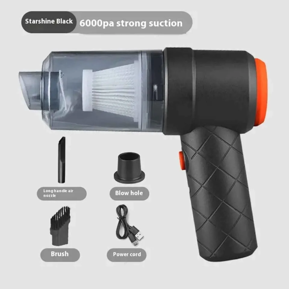 Mini Vacuum Cleaner for Car & Home - Blower + Suction image indicator(3)