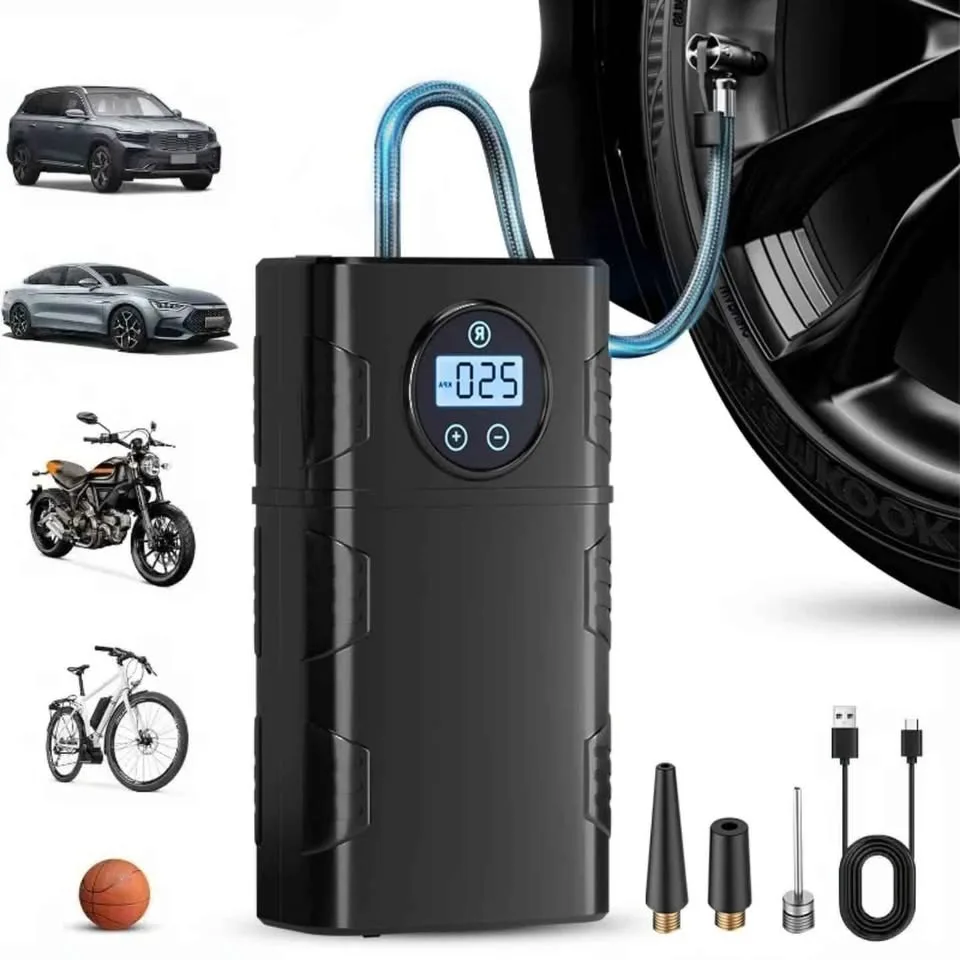 Car Vacuum + Tire Inflator Combo 🚗🛞⚽️⭐️ – Best Deal! image indicator(3)