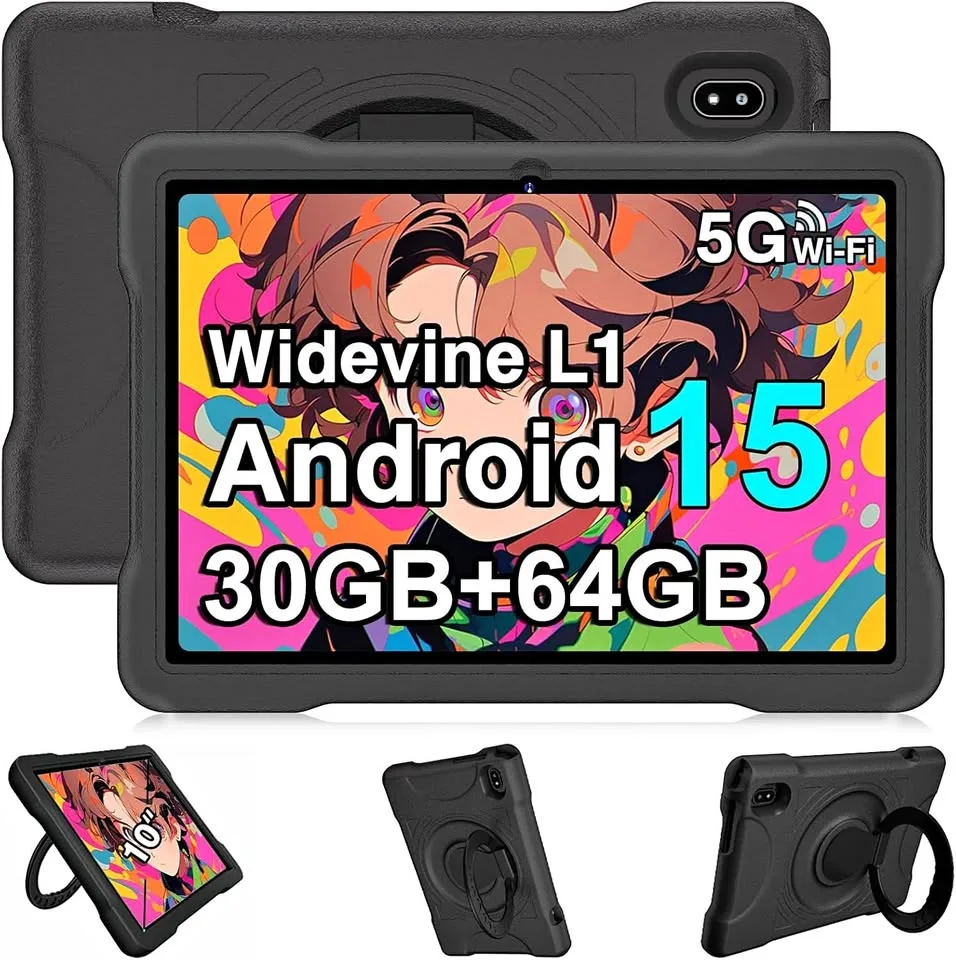 10 Inch Android 15 Kids Smart Tablet