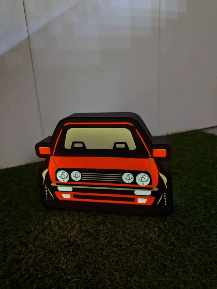 Volkswagen Golf MK2 LED Lightbox
