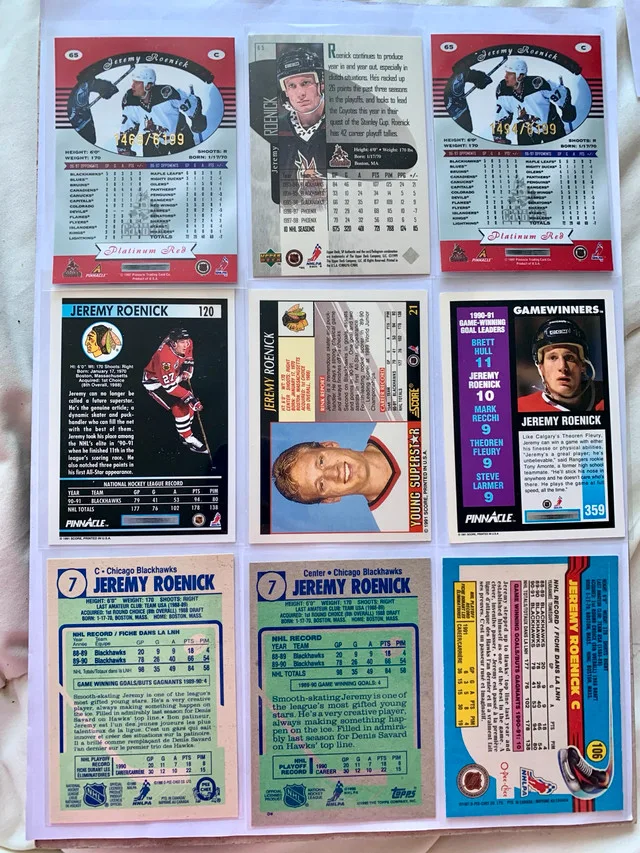 25 Jeremy Roenick NHL Cards image indicator(4)