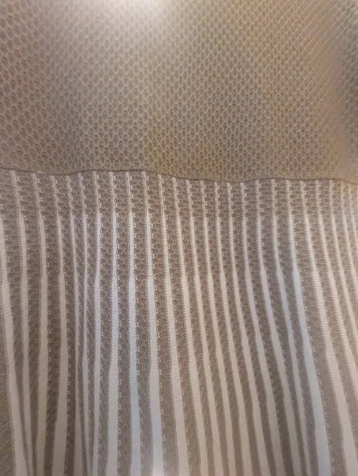 Beautiful CK Calvin Klein Knit Dress – Brown & White, Near New C image indicator(3)