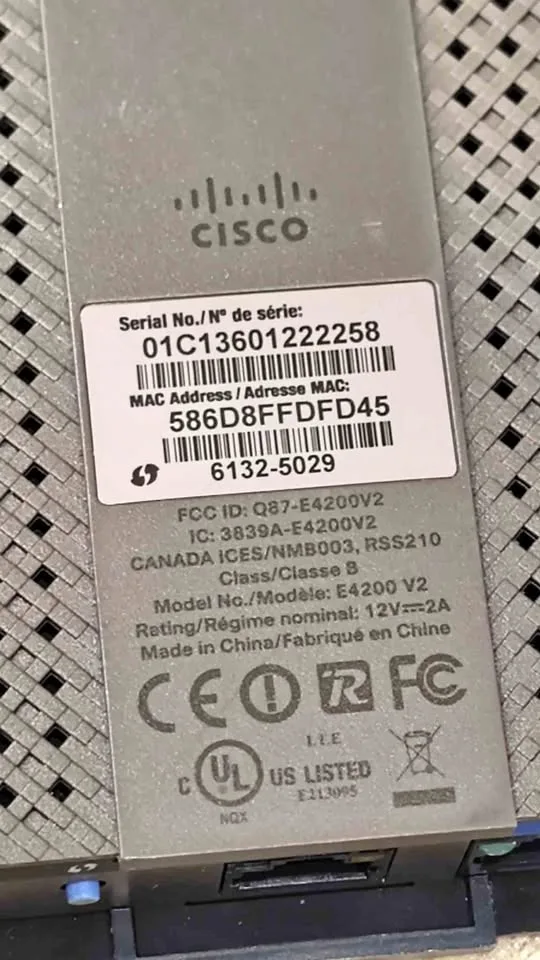 Cisco wifi router