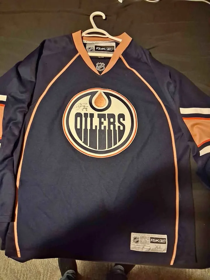Oilers Reebok Jersey Signed A Hemsky