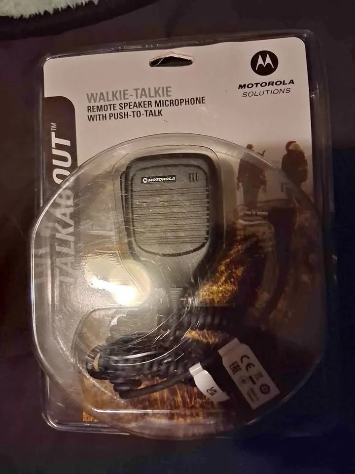 Motorola talkabout handheld mic